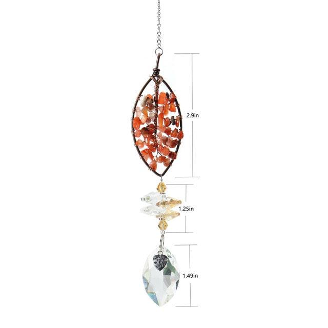 Chandelier Crystals Ball Prism Pendant Maker Sun Catcher Crystal Rainbow Maker Drops Hang for Window Home Decor Car Charms Hanging  Wind Chimes Hanging Ornament Garden Decor