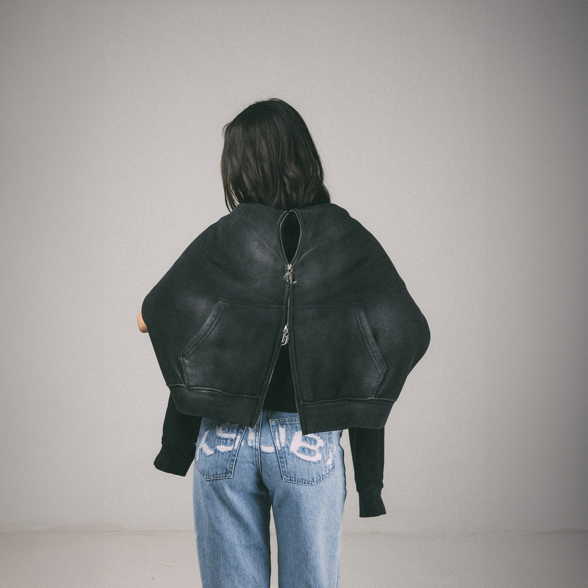 Common Hype Zip-Up Black