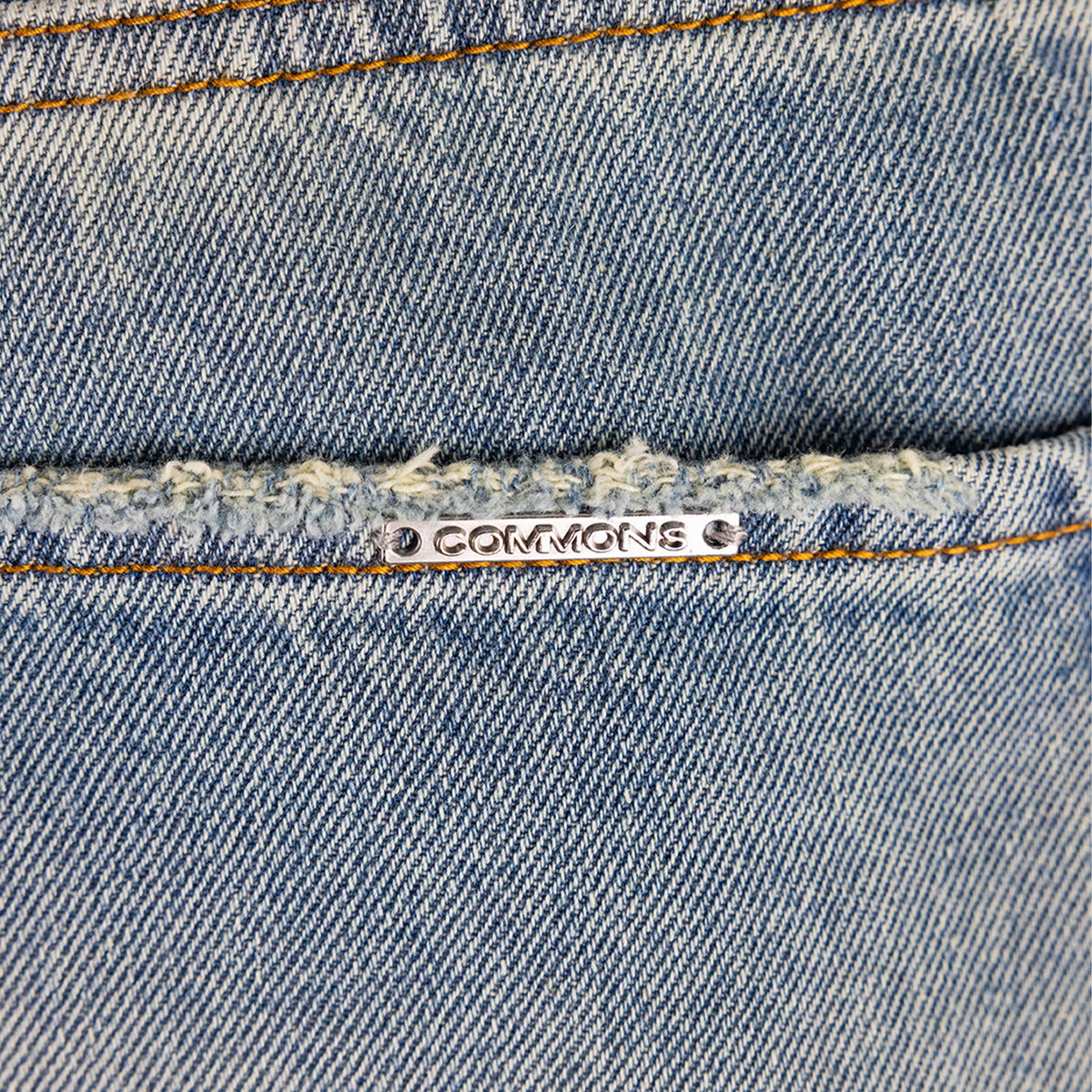 Commons Studios Washed Straight Denim Pant Jade