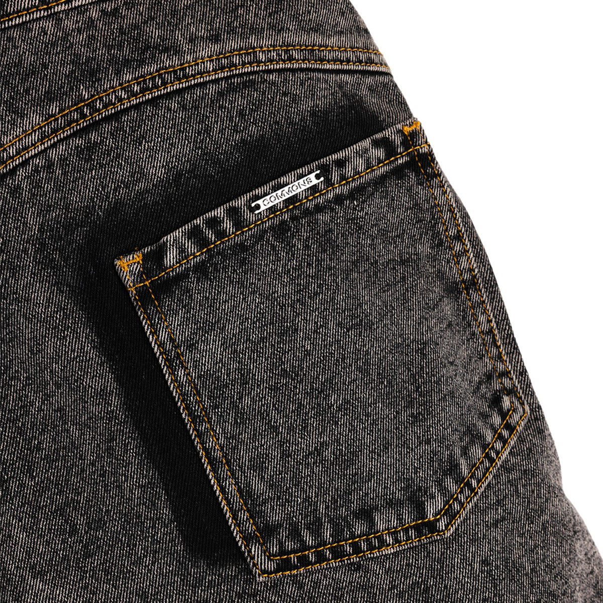 Commons Studios ‘Star’ Washed Denim Short Charcoal
