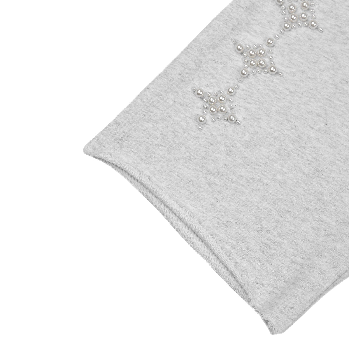 Commons Pearled Star Sweatshort Heather Grey