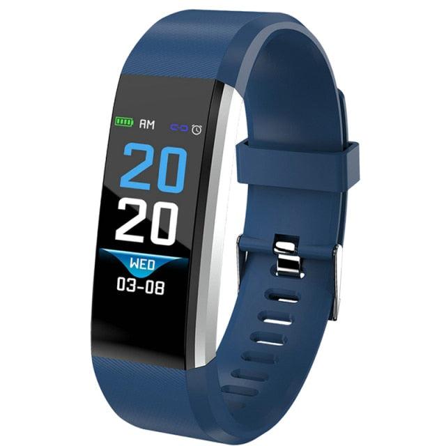 Childrens Sports Watch LED Display Touch Color Screen Top Electronic Watch Waterproof Heart Rate Pedometer Fitness Tracker Heart Rate Sleep And Stress Monitoring Water Resistant Fitness Watch