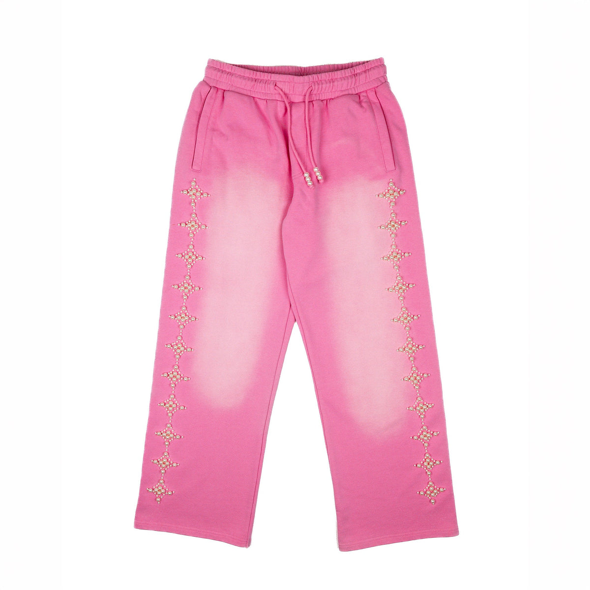 Commons Pearled Star Sweatpants Faded Pink