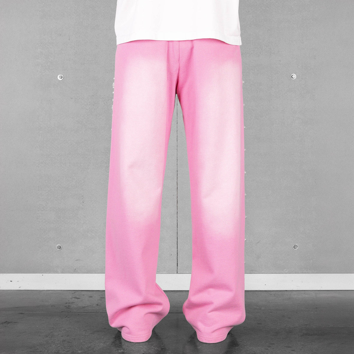 Commons Pearled Star Sweatpants Faded Pink