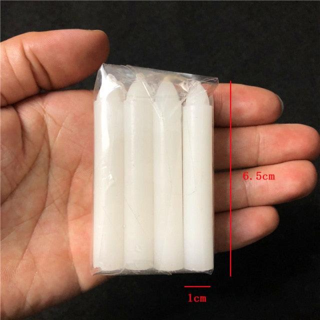 Christmas Candles Paraffin Home Desktop Decorations Tea light Candles Handmade Delicate Santa Snowman Acorn Tree Candles For Christmas Home Decoration Gifts Wedding Party Holiday Lights Christmas Ornaments