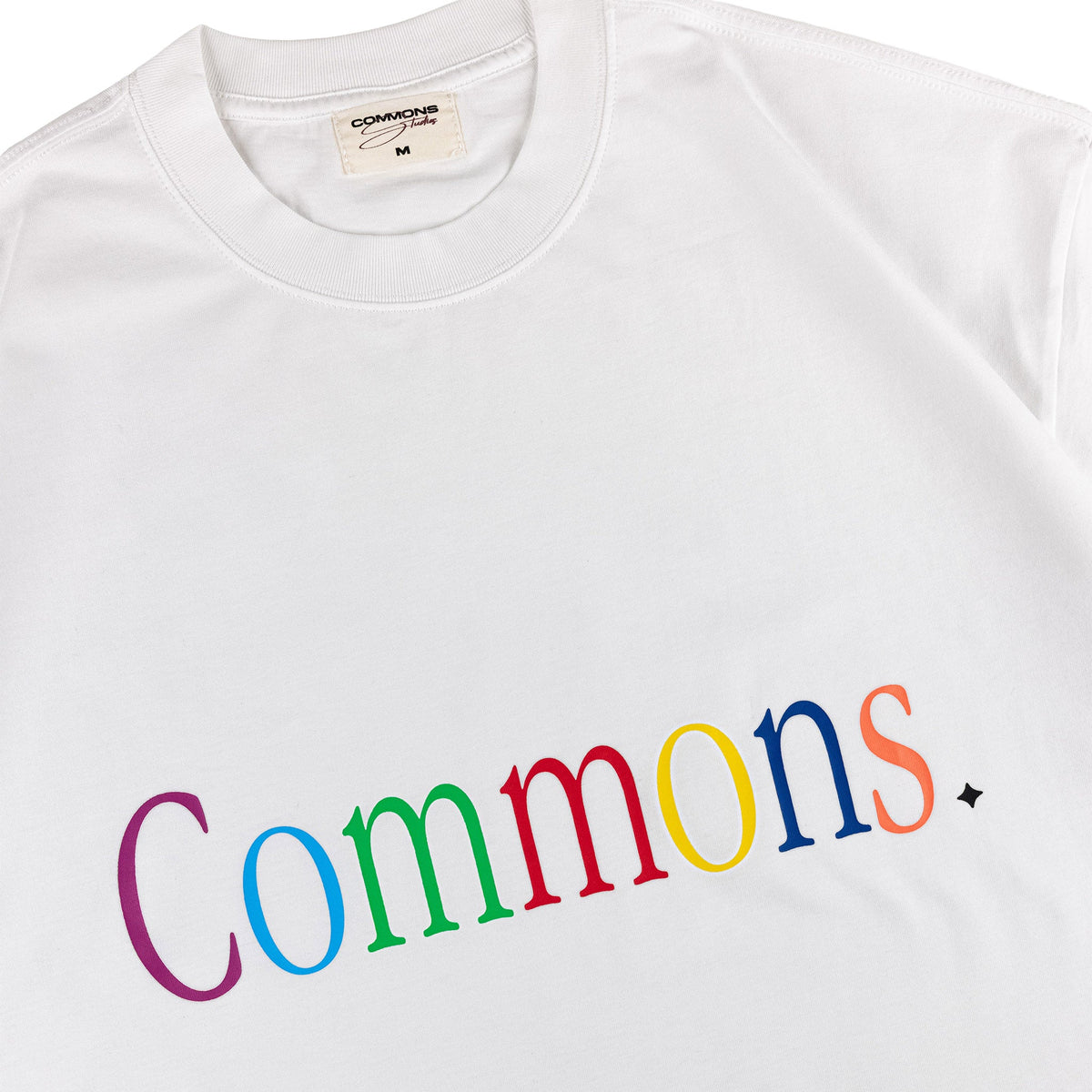 Commons Vivid Thread Tee White