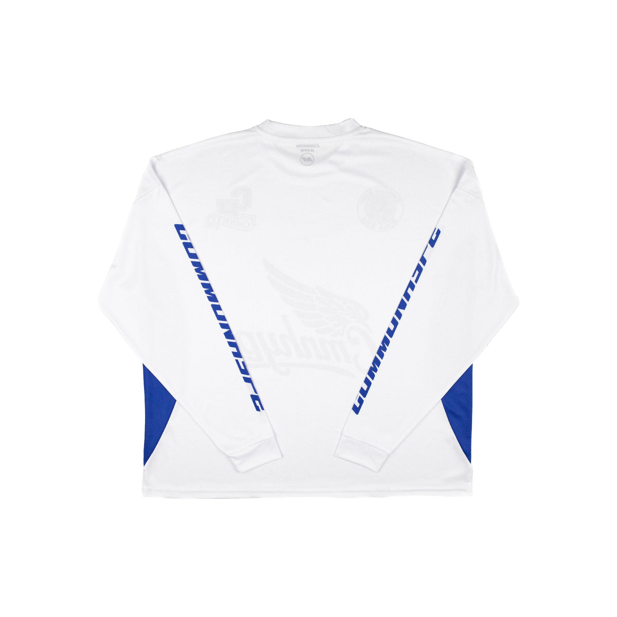 Common Hype Speed Kills Long Sleeve Racing Jersey White