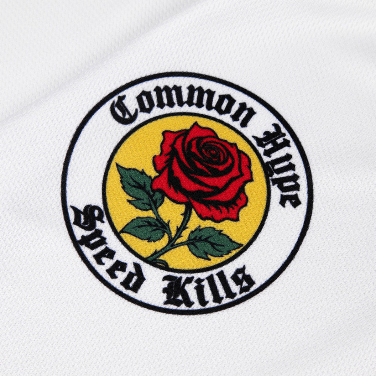 Common Hype Speed Kills Long Sleeve Racing Jersey White
