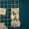Classic Lantern Dream Catcher Kid  Room Dream Catchers LED Light Up White Feather Lights Ceiling Decor Wall Hanging Ornaments for Bedroom Decor Gifts for Teenage Girl Decoration Home Wind Chime Feather Wedding