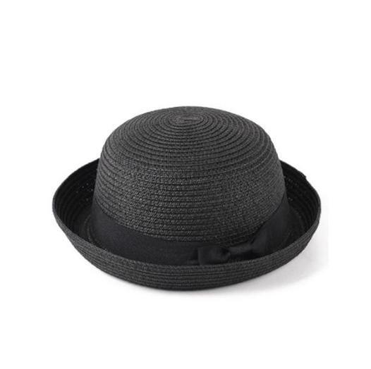 Classic Simple Female Hat For Summer Beach Hat Casual Lady Summer Solid Color Straw Hat Women Elegant Hat Traveling Hats UV Protection Sun Cap Women Flat Bowknot Design Cute Cap Girls Hat 56-58cm