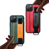 Classic Vintage Design Leather Belt Style With Strap Case for iPhone 14 13 12 Mini 11 Pro Max XS XR Max 8 7 6S Plus PU Leather Wristband Card Holder Full Cover Business Simple Iphone Case For Men And Women