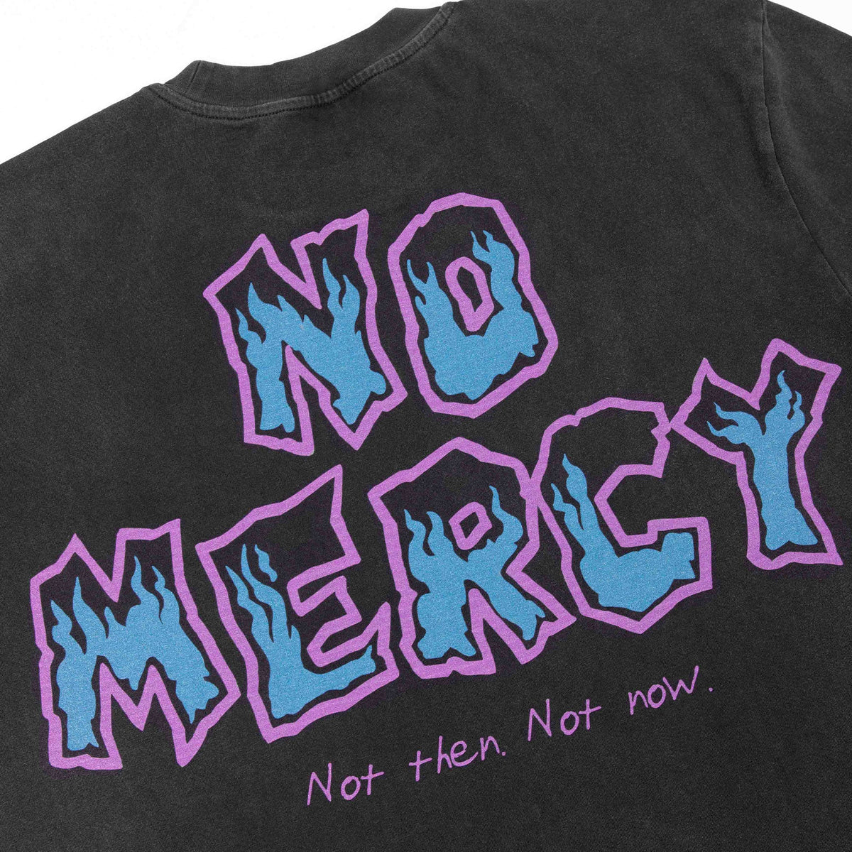Commons No Mercy Not Ever Tee Vintage Black