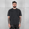 Commons Blank Star Embroidered Tee Acid Wash