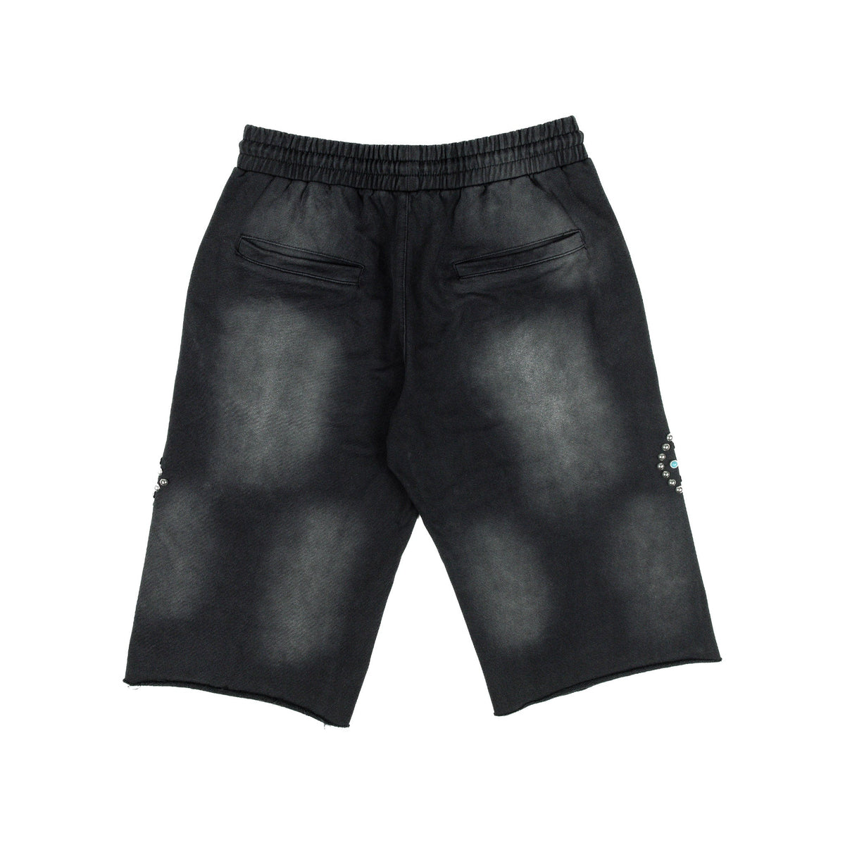 Commons Turquoise Rivet Sweatshort Vintage Black