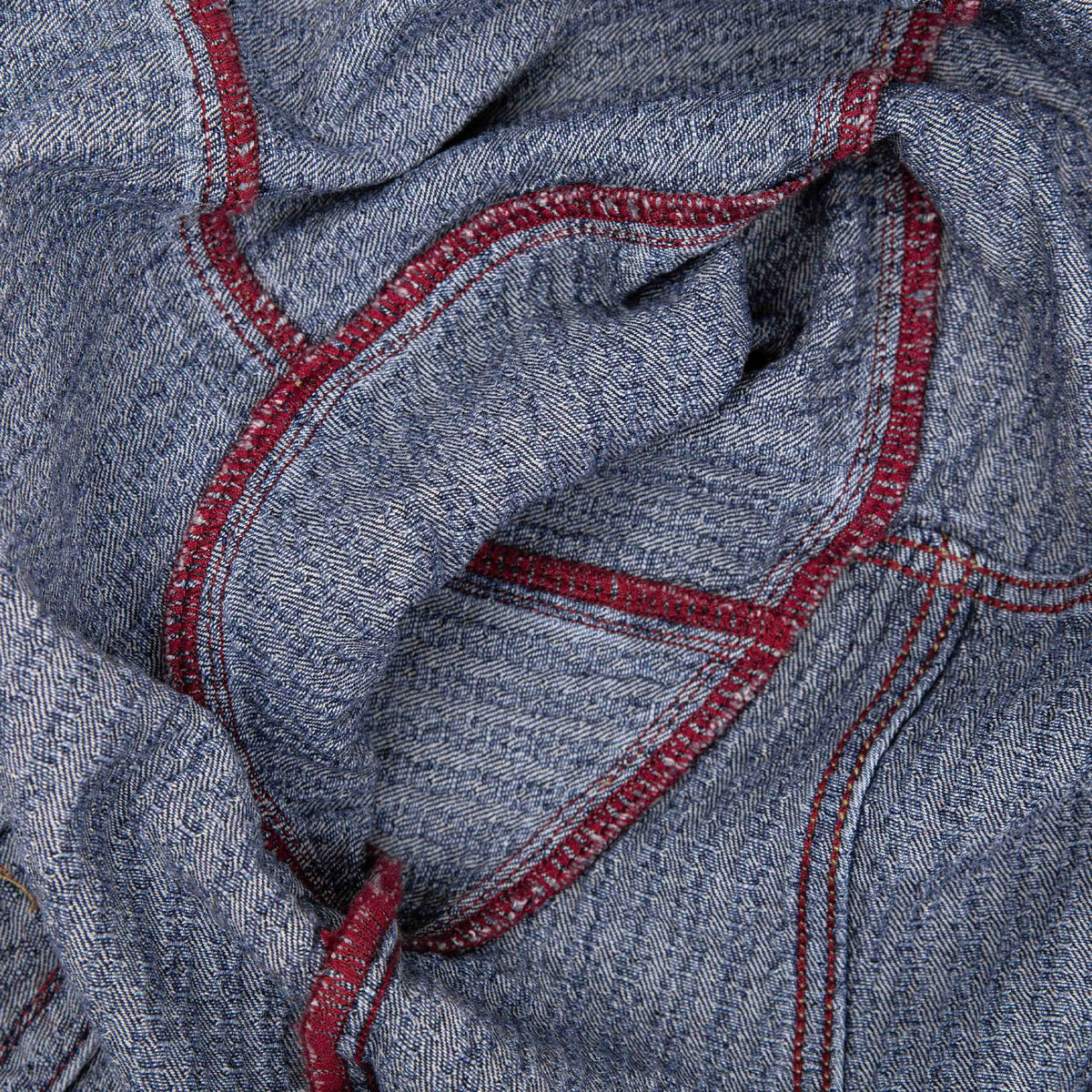 Commons Threaded Denim Jacket Blue