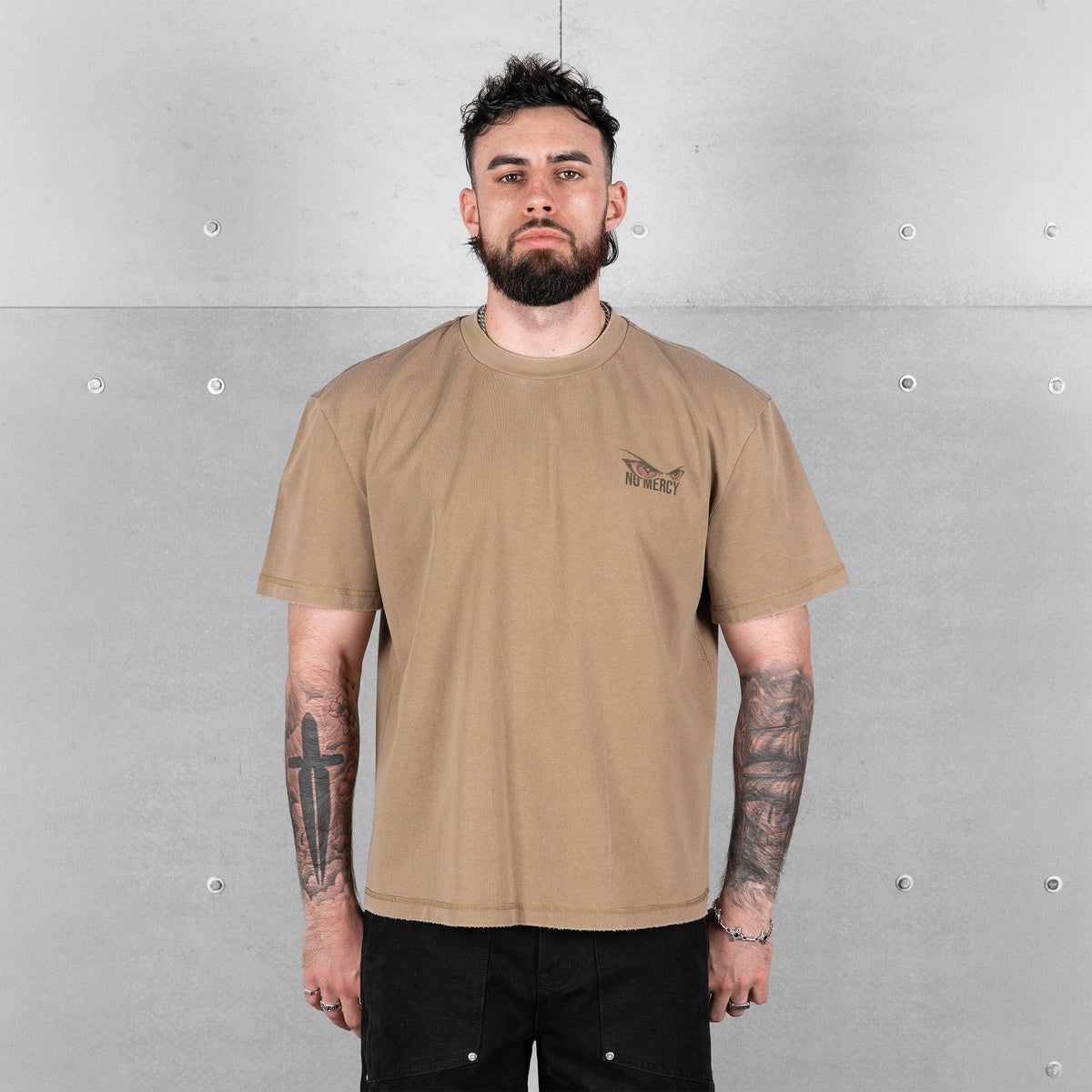 Commons No Mercy Choices Tee Faded Brown