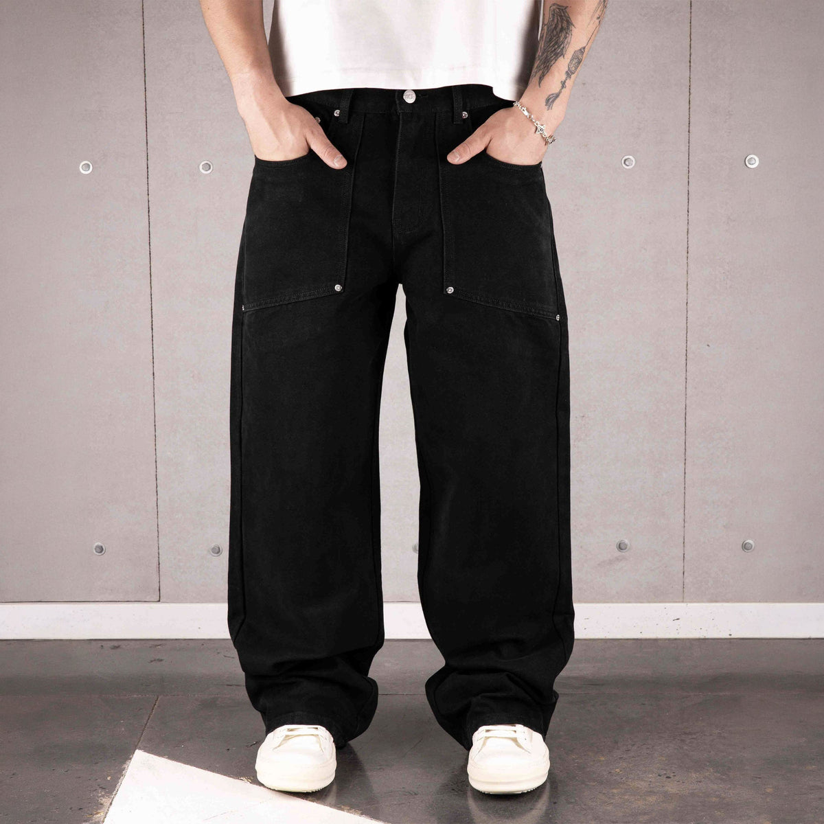 Commons Chop Canvas Pant Jet Black