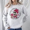 It's Cold Outside Skeleton Heart Valentine's Day Cozy Winter Holiday Edition Sweatshirt