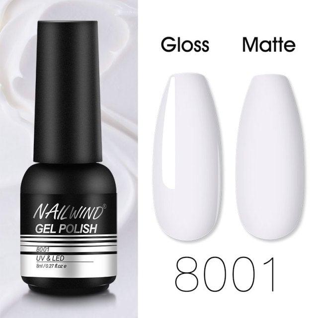Colorful Glossy Gel Nail Polish 8ml Modern Permanent UV LED Nails Gel Luxury Fashion For Women and Girls Shine Design