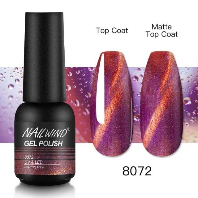 Colorful Glossy Gel Nail Polish 8ml Modern Permanent UV LED Nails Gel Luxury Fashion For Women and Girls Shine Design