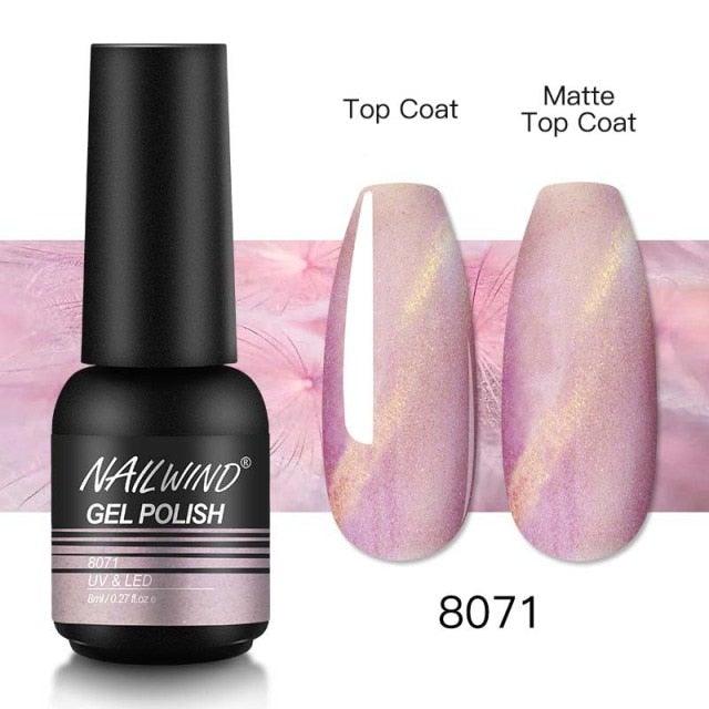 Colorful Glossy Gel Nail Polish 8ml Modern Permanent UV LED Nails Gel Luxury Fashion For Women and Girls Shine Design