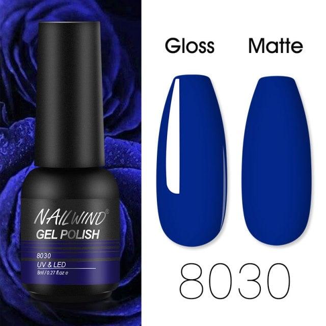 Colorful Glossy Gel Nail Polish 8ml Modern Permanent UV LED Nails Gel Luxury Fashion For Women and Girls Shine Design