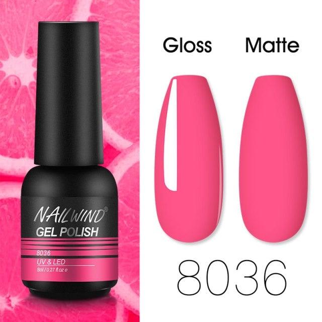 Colorful Glossy Gel Nail Polish 8ml Modern Permanent UV LED Nails Gel Luxury Fashion For Women and Girls Shine Design