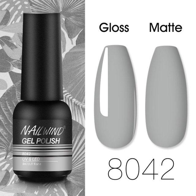 Colorful Glossy Gel Nail Polish 8ml Modern Permanent UV LED Nails Gel Luxury Fashion For Women and Girls Shine Design