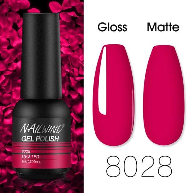 Colorful Glossy Gel Nail Polish 8ml Modern Permanent UV LED Nails Gel Luxury Fashion For Women and Girls Shine Design