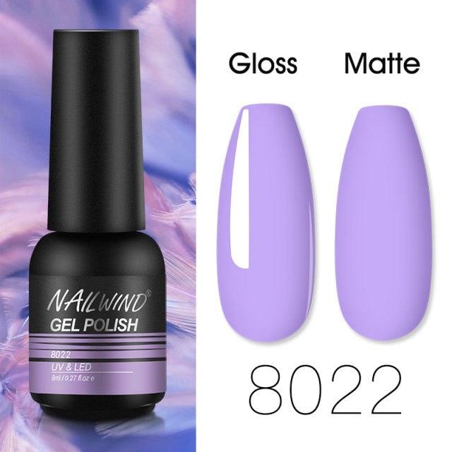 Colorful Glossy Gel Nail Polish 8ml Modern Permanent UV LED Nails Gel Luxury Fashion For Women and Girls Shine Design