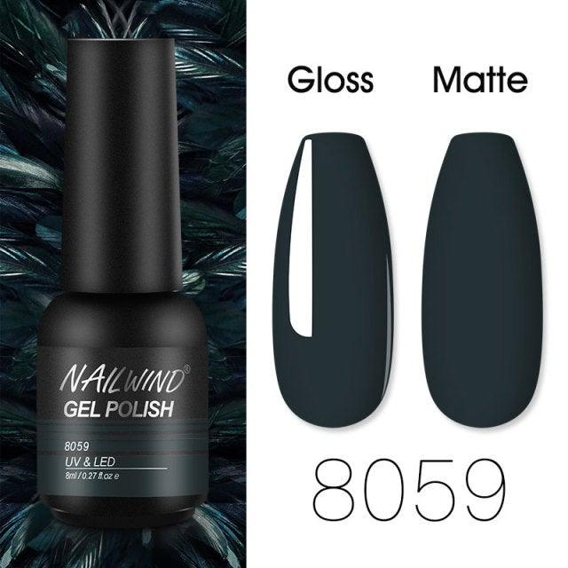 Colorful Glossy Gel Nail Polish 8ml Modern Permanent UV LED Nails Gel Luxury Fashion For Women and Girls Shine Design