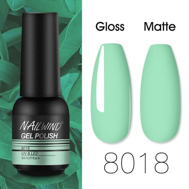 Colorful Glossy Gel Nail Polish 8ml Modern Permanent UV LED Nails Gel Luxury Fashion For Women and Girls Shine Design