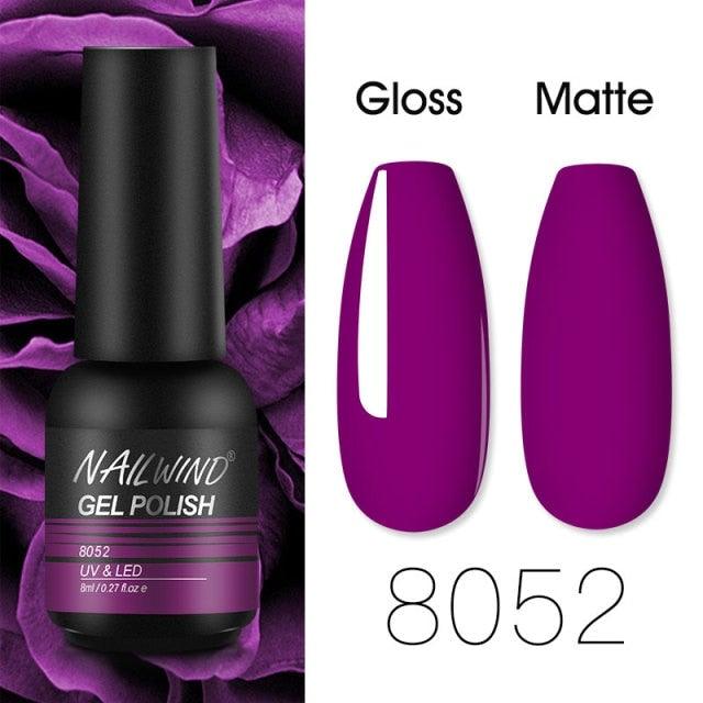 Colorful Glossy Gel Nail Polish 8ml Modern Permanent UV LED Nails Gel Luxury Fashion For Women and Girls Shine Design