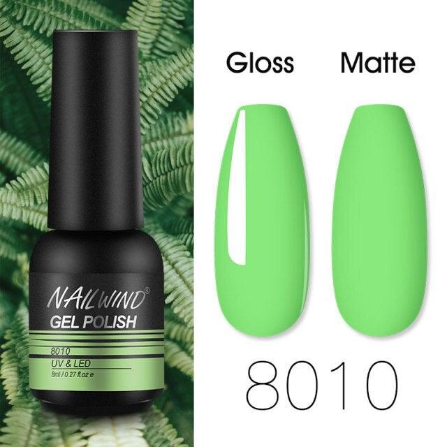 Colorful Glossy Gel Nail Polish 8ml Modern Permanent UV LED Nails Gel Luxury Fashion For Women and Girls Shine Design