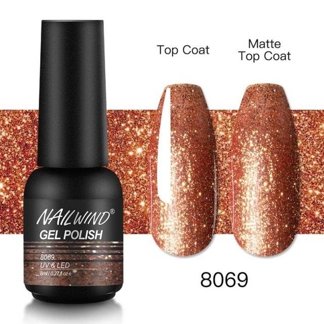 Colorful Glossy Gel Nail Polish 8ml Modern Permanent UV LED Nails Gel Luxury Fashion For Women and Girls Shine Design
