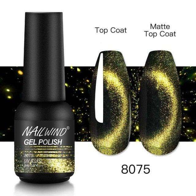 Colorful Glossy Gel Nail Polish 8ml Modern Permanent UV LED Nails Gel Luxury Fashion For Women and Girls Shine Design