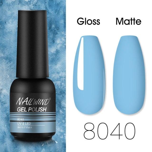 Colorful Glossy Gel Nail Polish 8ml Modern Permanent UV LED Nails Gel Luxury Fashion For Women and Girls Shine Design