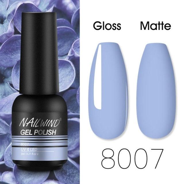 Colorful Glossy Gel Nail Polish 8ml Modern Permanent UV LED Nails Gel Luxury Fashion For Women and Girls Shine Design