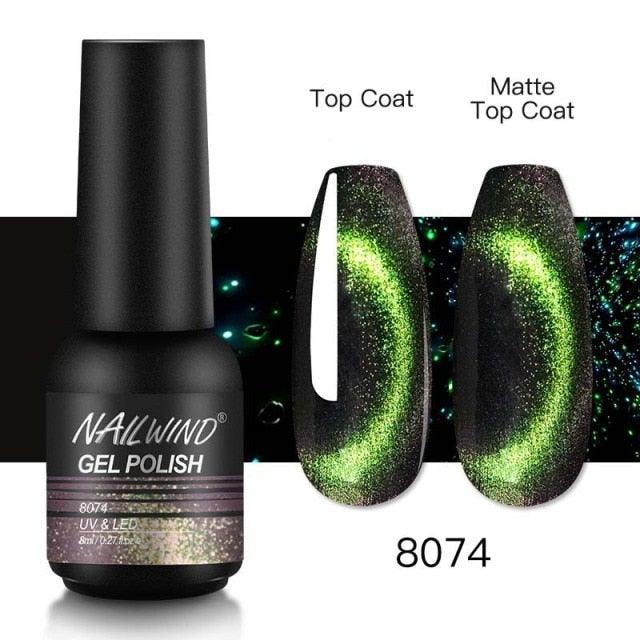 Colorful Glossy Gel Nail Polish 8ml Modern Permanent UV LED Nails Gel Luxury Fashion For Women and Girls Shine Design