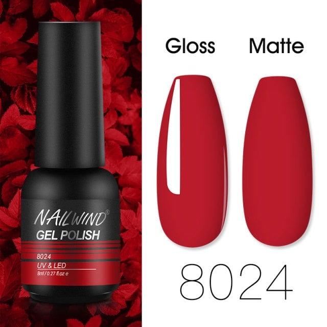 Colorful Glossy Gel Nail Polish 8ml Modern Permanent UV LED Nails Gel Luxury Fashion For Women and Girls Shine Design