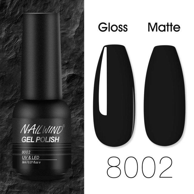 Colorful Glossy Gel Nail Polish 8ml Modern Permanent UV LED Nails Gel Luxury Fashion For Women and Girls Shine Design