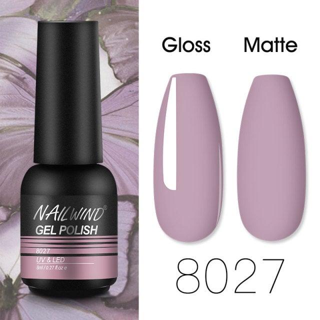 Colorful Glossy Gel Nail Polish 8ml Modern Permanent UV LED Nails Gel Luxury Fashion For Women and Girls Shine Design