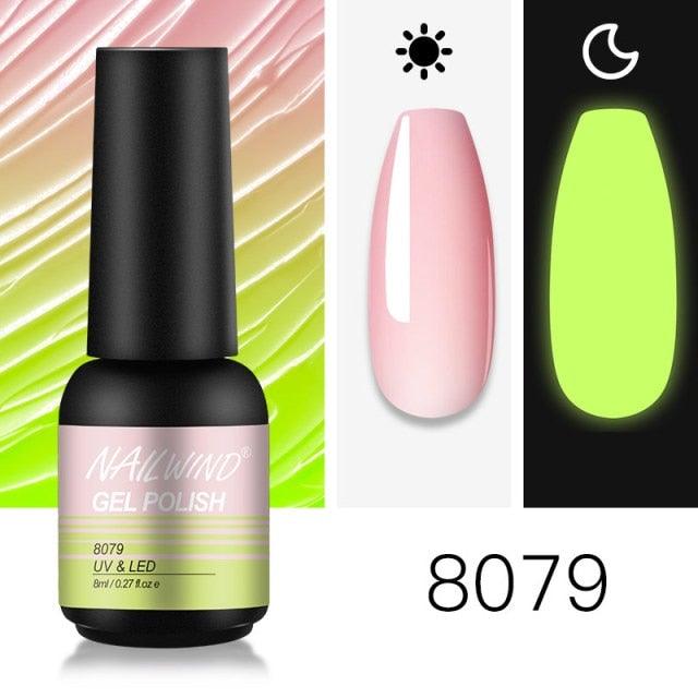 Colorful Glossy Gel Nail Polish 8ml Modern Permanent UV LED Nails Gel Luxury Fashion For Women and Girls Shine Design