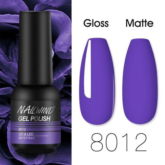 Colorful Glossy Gel Nail Polish 8ml Modern Permanent UV LED Nails Gel Luxury Fashion For Women and Girls Shine Design
