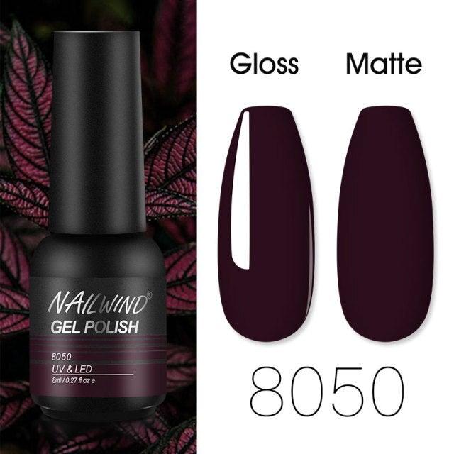 Colorful Glossy Gel Nail Polish 8ml Modern Permanent UV LED Nails Gel Luxury Fashion For Women and Girls Shine Design