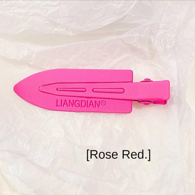 Colorful Hair Clips Seamless Metal Barrettes No Mark Pin Curl Clip Makeup No Crease Hair Styling Tools Modeling Styling Tools Hairpin Gorgeous Hair Accessories For Women