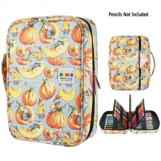 Colorful Large Capacity Pencil Bag Organizer Portable Multilayer Holder  Big Pencil Bag