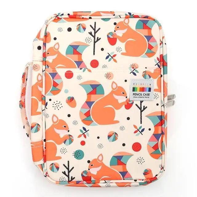 Colorful Large Capacity Pencil Bag Organizer Portable Multilayer Holder  Big Pencil Bag