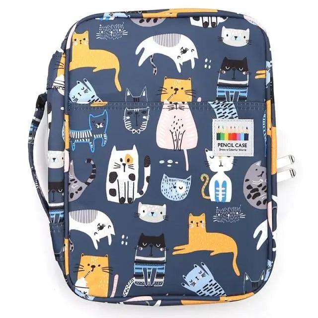 Colorful Large Capacity Pencil Bag Organizer Portable Multilayer Holder  Big Pencil Bag