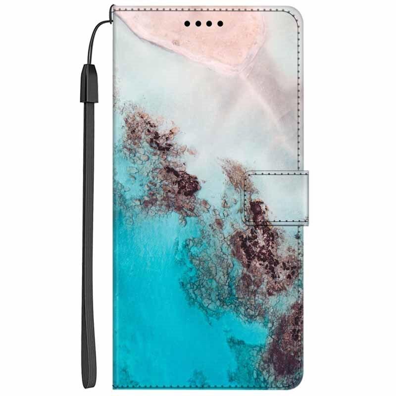 Colorful Marble Flip Leather Case For iPhone 11 12 13 Pro Max Cover iPhone12 Mini iphone12 iphone13 13pro Wallet Stand Marble Phone Covers Marble Flip Leather Phone Case Magnetic Kickstand Protective Cover